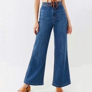 Wrangler + UO Bells Sailor Flare Jean Size 28